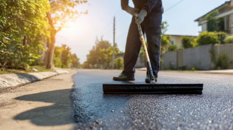 Sealing Asphalt Surface