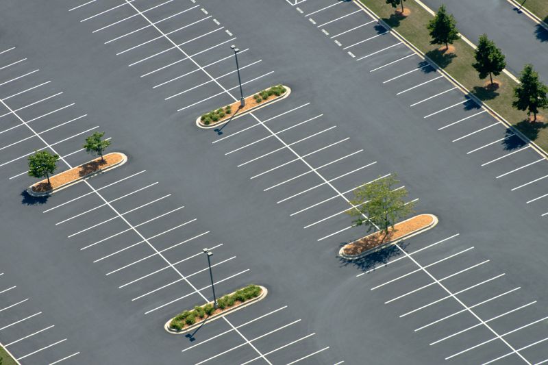 Parking Lot Blacktopping detail